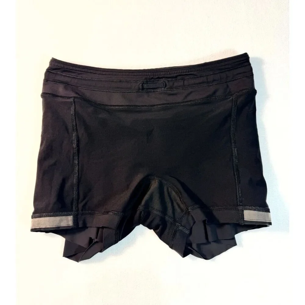 Lululemon Women’s Size 4 Black Running Skort Built-In Shorts Pockets